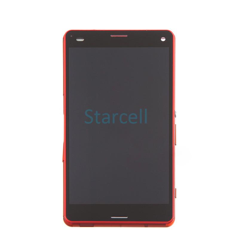 Lcd Sony Xperia Z3 Compact Con Frame Orange