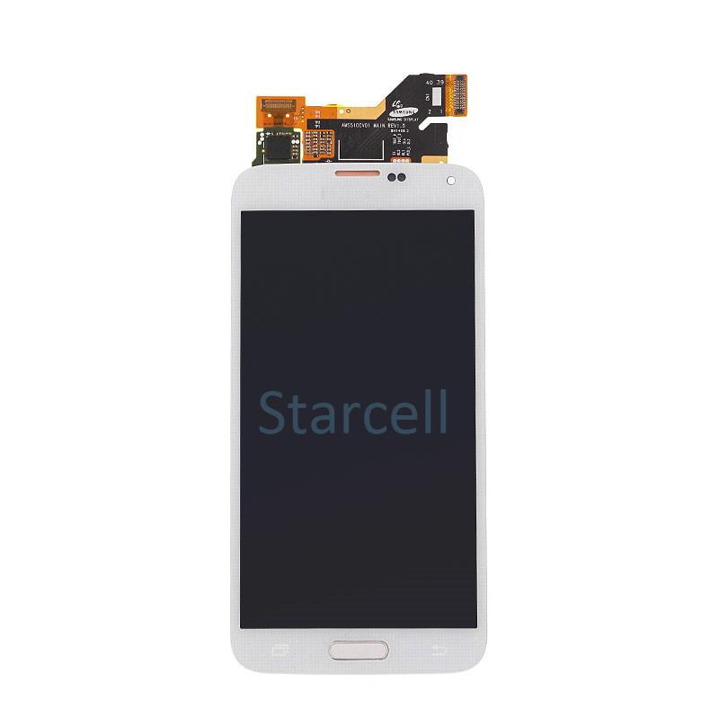 Lcd-Samsung-S5-White